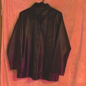 Vintage SHEIN Black Feaux leather jacket